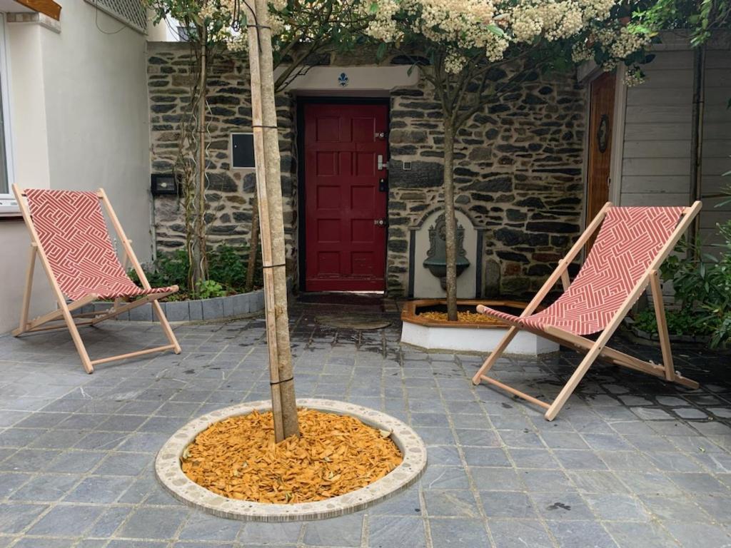 Aux Vieilles Murailles • Charmante Maison & Cour Morlaix Eksteriør billede